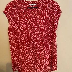 Red women’s blouse